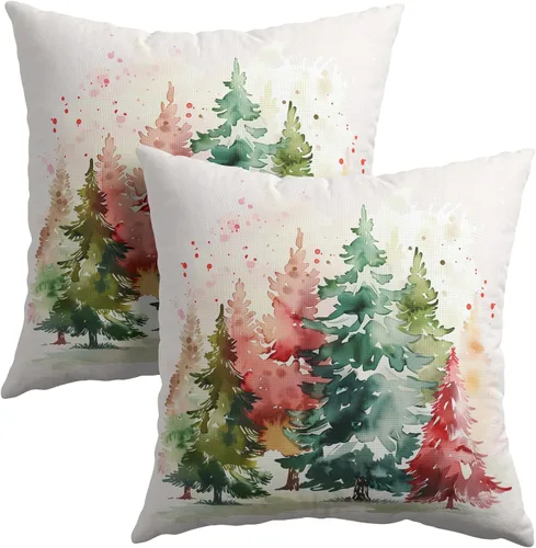 Vista 24 de Fundas de almohada de brújula de ancla, fundas de almohada náuticas para exteriores, fundas de cojín decorativas de rayas azules y blancas, fundas