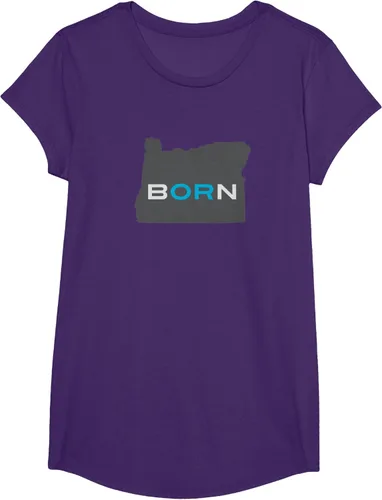 Vista 10 de Nacido en Oregon Camisa – Estado Mapa Born Idea de regalo, Negro