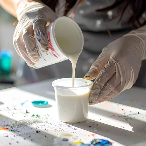 Vista 7 de Custom Shop Vasos para mezclar pintura, 64 onzas (caja de 100) – Vasos medidores de plástico para líquidos, pintura automotriz, resina epoxi, arte