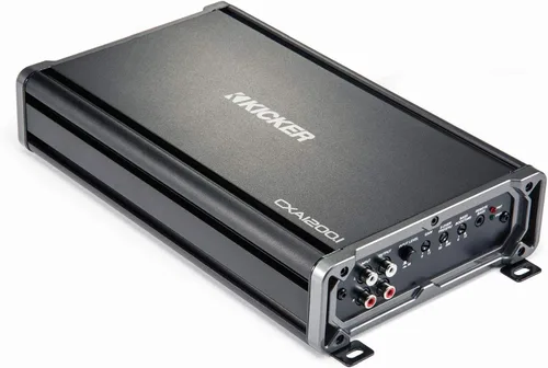 Vista 3 de Kicker CXA1200.1 Amplificador de subwoofer de coche mono clase D de 1200 vatios CX Series amp for massive low-end punch, efficient cool-running