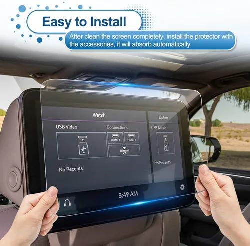 Vista 7 de Paquete de 2 protectores de pantalla Coleya Tahoe 2021-2026 para Chevrolet Tahoe (Z71/RST/Premier/High Country)