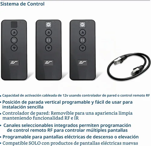 Vista 5 de Elite Screens VMAX 3 135" 16:9 Pantalla de proyector motorizada VMAX135UWH3 Negro