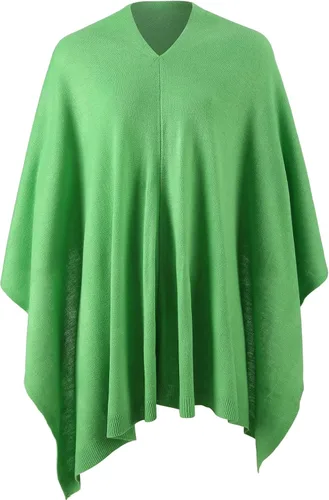 Vista 52 de Fomolom Ponchos para mujer, versátil, ligero, tejido sólido, chal envolvente, bufanda, accesorios para mujer