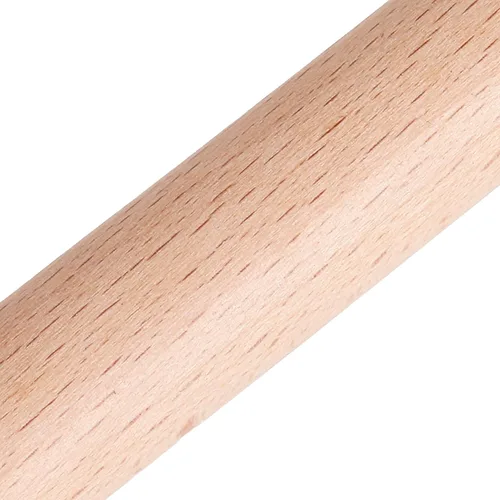 Vista 6 de 1 par de instrumentos de percusión musical de clavos de madera clásica de 8 pulgadas, palos de ritmo de madera natural (1 par FBA)