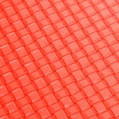 Vista 3 de New Star Foodservice Bandeja de comida rápida, juego de 12 (rojo, 10 x 14 pulgadas)
