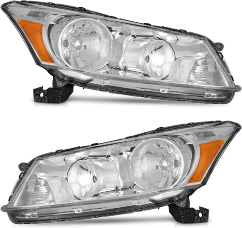 Vista 11 de WEELMOTO Par de faros delanteros para Honda Accord 4DR 2008-2012, repuesto para Honda Accord 4DR 2008, 2009, 2010, 2011, 2012, no es compatible