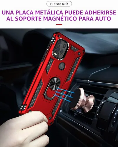 Vista 3 de Androgate Funda compatible con Moto G Stylus 5G con protector de pantalla HD, soporte de anillo de grado militar, soporte para automóvil, prueba