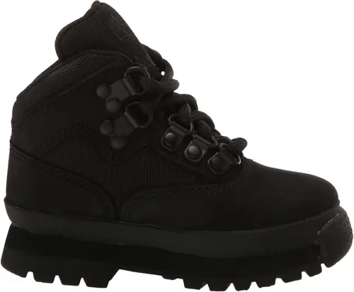 Vista 6 de Timberland Botas de senderismo Euro Hiker Mid con cordones para niño Negro (black Nubuck)
