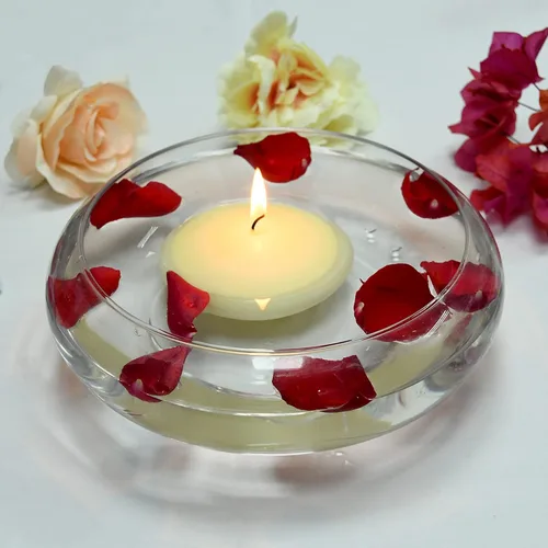 Vista 4 de Zest Candle Velas plegables de 3 piezas, 4 pulgadas, marfil