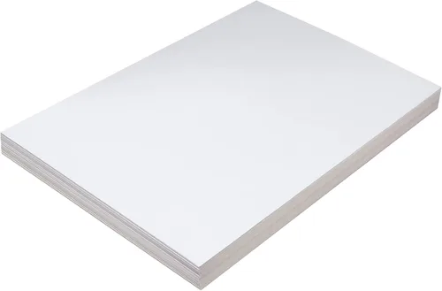 Vista 9 de Pacon PAC5214 Tablero de etiquetas, peso pesado, 12" x 18", blanco, 100 hojas