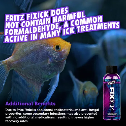 Vista 4 de Fritz Aquatics FZ Fixick8oz Tratamiento para peces de agua dulce y salada (8 onzas) (paquete de 1)