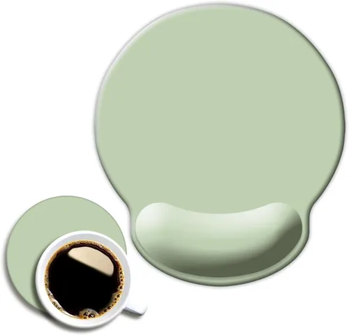 Vista 16 de DOOKE Alfombrilla ergonómica para mouse con soporte de muñeca, bonita almohadilla de muñeca con base de goma antideslizante para computadora