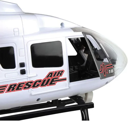 Vista 4 de DICKIE TOYS Helicóptero de rescate SOS ligero y sonoro con cuchillas de rotor móviles, 25