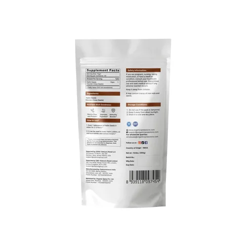 Vista 2 de Organic Spree Semillas de Halim 300gm (10.6oz) Semillas de Berro de Jardín Puras y Naturales
