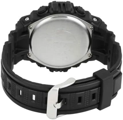 Vista 4 de Q&Q Mens Large Digital Full-Size Chronograph Sport Watch Resin Band 5 Alarms