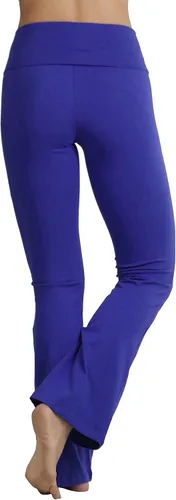 Vista 2 de ToBeInStyle Leggings de yoga acampanados para mujer, cómodos, de mezcla de algodón