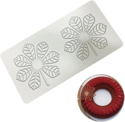 Vista 7 de Tapete de encaje para árbol de Navidad, molde con forma de cuernos de alce y copo de nieve, manualidades, fiesta de cumpleaños, bricolaje