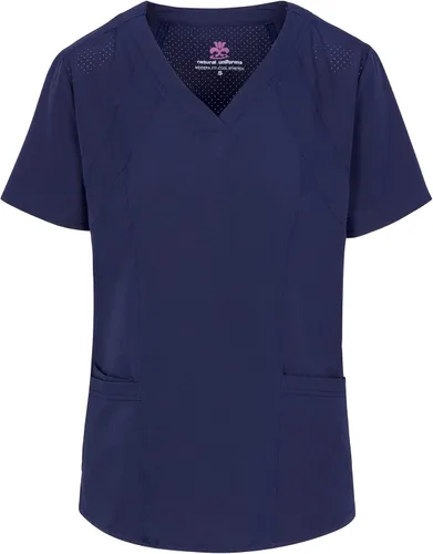 Vista 2 de M&M SCRUBS Conjunto de ropa quirúrgica elástica de 4 vías para mujer
