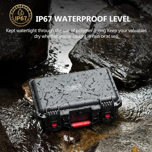 Vista 4 de STARTRC Mini 4 Pro Funda de Transporte Dura Impermeable para DJI Mini 3 Pro/3 Accesorios, Estuche de Viaje para Fly More Combo