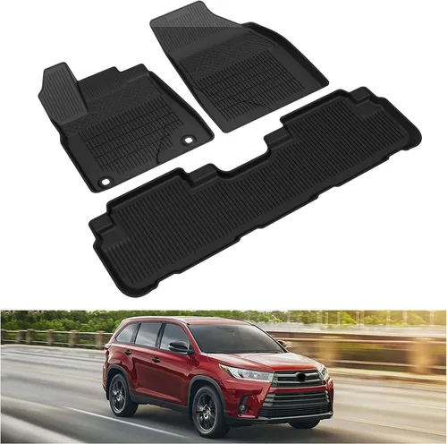 Vista 35 de KIWI MASTER Alfombrilla de maletero de carga para Toyota 4Runner 2010-2024, repuesto OEM PT218-89112 para todo tipo de clima, forro de maletero TPE