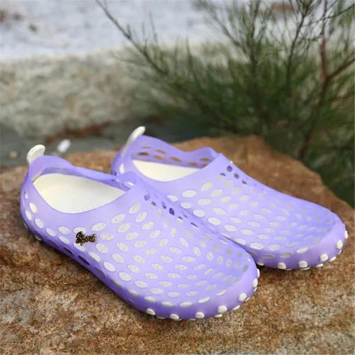 Vista 6 de PAIRLERS Sandalias de playa suaves para mujer, zapatos de agua aeróbicos sin cierre