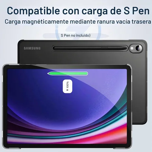 Vista 4 de JETech Funda para Samsung Galaxy Tab S9 11", color negro