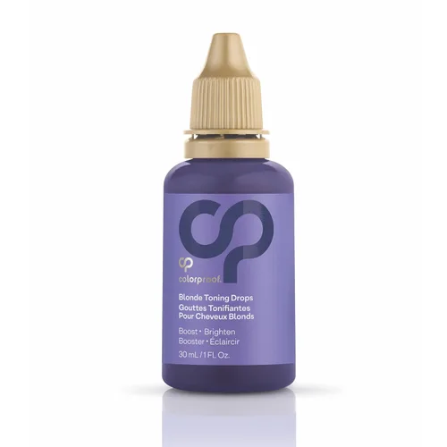 Vista 2 de Colorproof Toning Drops - Tóner para cabello rubio con aroma a cítricos, jazmín y leche de coco, altamente pigmentado, tóner instantáneo