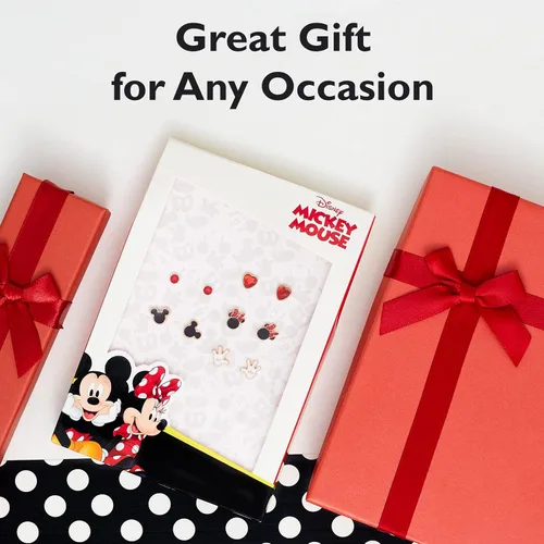 Vista 6 de Disney Mickey and Minnie Mouse Fashion Stud Earring Set - 345 Pairs Per Set