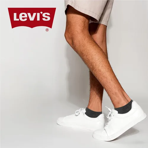 Vista 4 de Levi's Calcetines para hombre, 10 pares de calcetines tobilleros de corte bajo para hombre, calcetines deportivos de primera calidad para hombre
