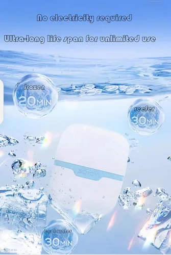 Vista 6 de Rodillo de hielo para cara, rodillo facial de hielo, herramientas de terapia de frío, rodillo de hielo facial frío masajeador para hinchazón ocular