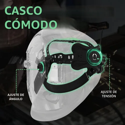 Vista 9 de Casco de soldadura con oscurecimiento automático, color verdadero, sombra 4/9-13