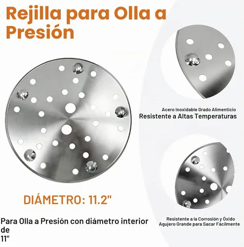 Vista 2 de 85707 - Estante para latas de presión de 11 pulgadas para presto de 16 a 23