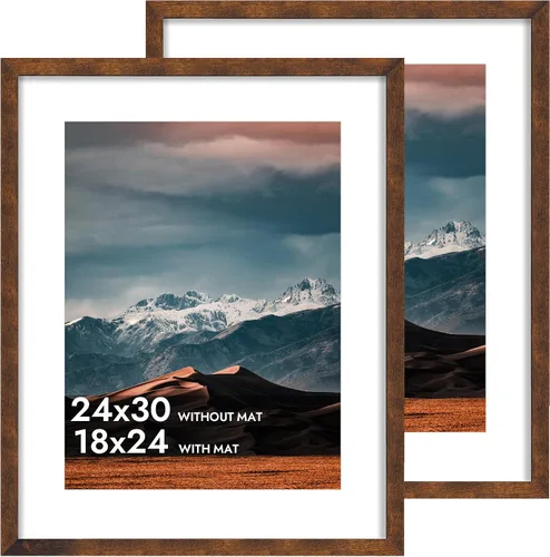 Vista 65 de iRahmen - Juego de 2 marcos de fotos de 4 x 6, marco de madera negro con cristal de alta definición, para mostrar fotografías de 3.5 x 5