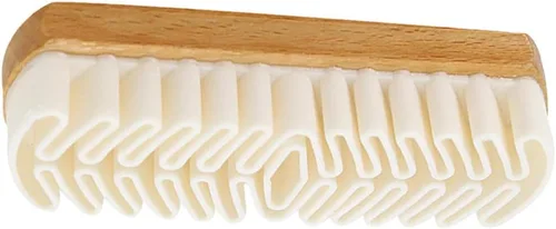 Vista 9 de ONDIAN CHUNCIN - 2psc Nubuck and Suede Brush Wooden Handle Hard Wearing Crepe for Cleaning Suede Brush Nubuck Leather Shoes Bags