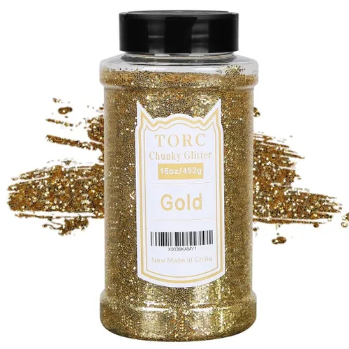 Vista 13 de TORC Brillantina gruesa negra de 4 onzas para manualidades de resina, tumblers, maquillaje cosmético, arte de uñas, decoración de festivales