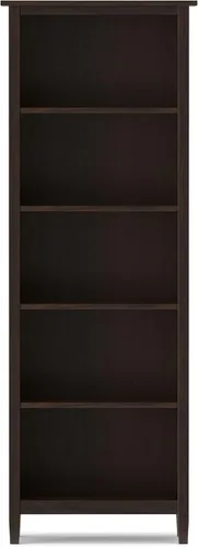Vista 7 de SIMPLIHOME Warm Shaker - Juego de 2 piezas para oficina en casa, escritorio de madera maciza de 48 pulgadas Marrón castaño
