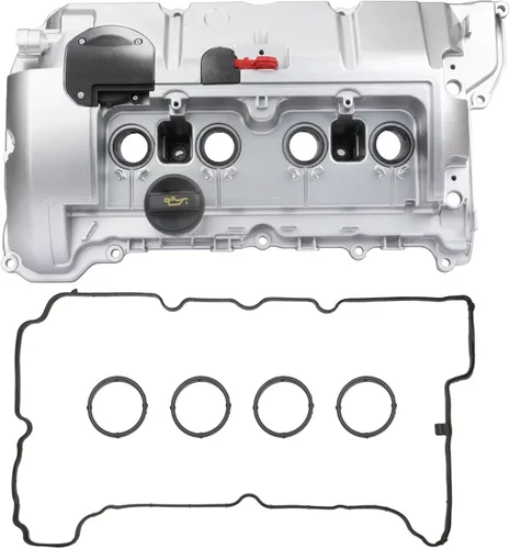 Vista 9 de MITZONE Cubierta de válvula de culata compatible con 2007-2016 Mini Cooper Base R55-R61 non-S N16/N12 1.6L Reemplazar 11127646554