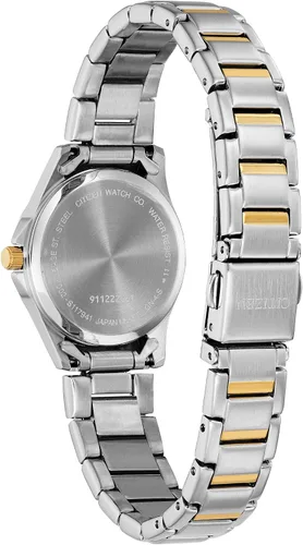 Vista 2 de Citizen Reloj de cuarzo para mujer, acero inoxidable, clásico, bicolor (Modelo EQ0595-55L), Bitono, Classic