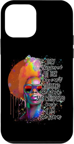 Vista 12 de Funda para iPhone 15 Black History Month I Am The Storm Women Juneteenth