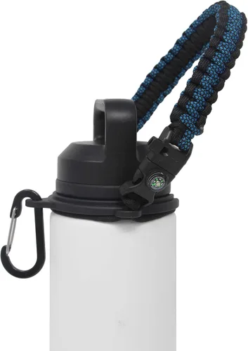 Vista 15 de One MissionX - Asa de cuerda paracord para botellas YETI Rambler de 46 onzas, 36 onzas, 26 onzas, 64 onzas, 18 onzas, 12 onzas, correa de transporte