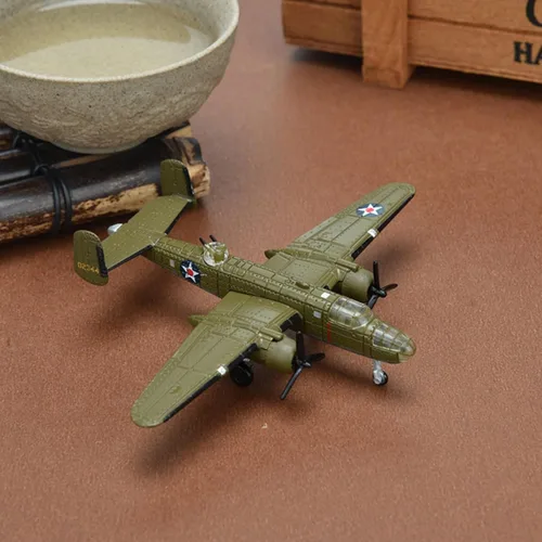 Vista 6 de DAGIJIRD Modelo de avión de aleación de simulación 1:200 Aleación WWII US B-25 Mitchell Bomber Avión