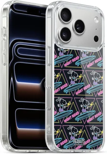 Vista 60 de Head Case Designs Funda de gel suave con licencia oficial de Peanuts Tropical Surf Snoopy Aloha Disco compatible con Apple iPhone 13 Mini Surf