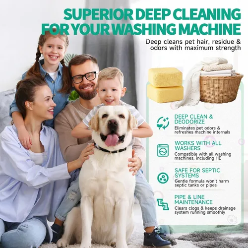 Vista 7 de BLASTIX Limpiador de lavadora Fórmula ultra 73.7% más fuerte para dueños