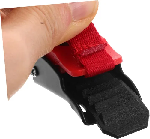 Vista 4 de LIOOBO Hebilla para motocicleta, sistema de bloqueo de liberación universal, construcción de nailon resistente, fácil de usar, cierre seguro