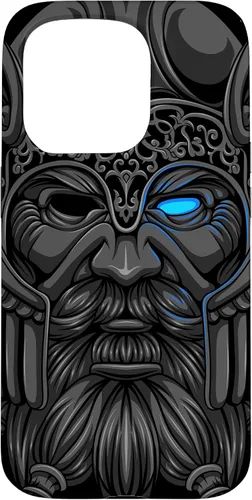 Vista 14 de Allfather Odin - Raven God - Norse Viking God in Asgard Case for iPhone 17