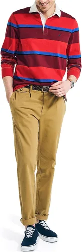 Vista 4 de Nautica Polo de rugby de manga larga para hombre