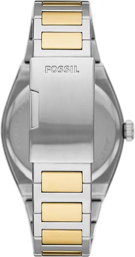 Vista 3 de Fossil Everett - Reloj de cuarzo de acero inoxidable para hombre