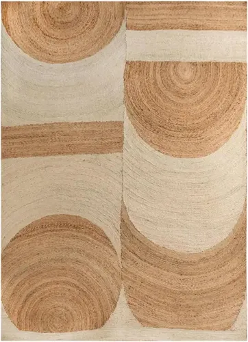 Vista 5 de Collection - Alfombra de pasillo de yute hecha a mano de 3 x 10 pies para cocina, pasillo, alfombra de fibra natural, alfombra decorativa de yute