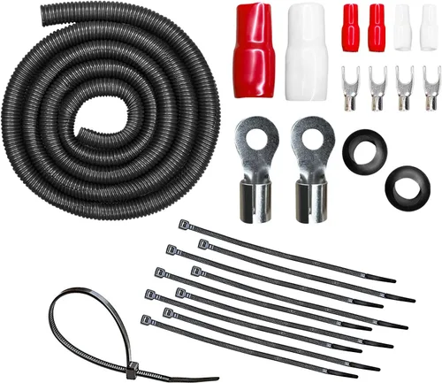 Vista 5 de CT Sounds Kit de instalación de cableado de amplificador completo calibre 4 CCA, AMPKIT-4GA-PRO