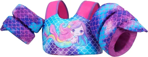 Vista 18 de Gogokids 2-in-1 Toddler Swim Vest Pool Floaties for Kids[CPC Certified & Remove Crotch Strap]Puddle Float Jumper 24-66 Pounds, Toddler Arm Floaties